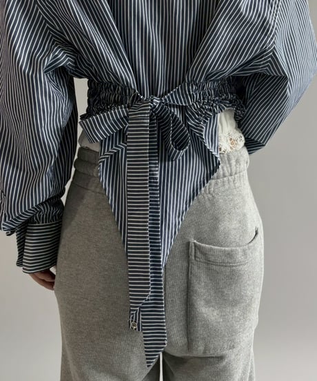 【RE;CIRCLE】RE Leotard Stripe Shirt / 260713-006