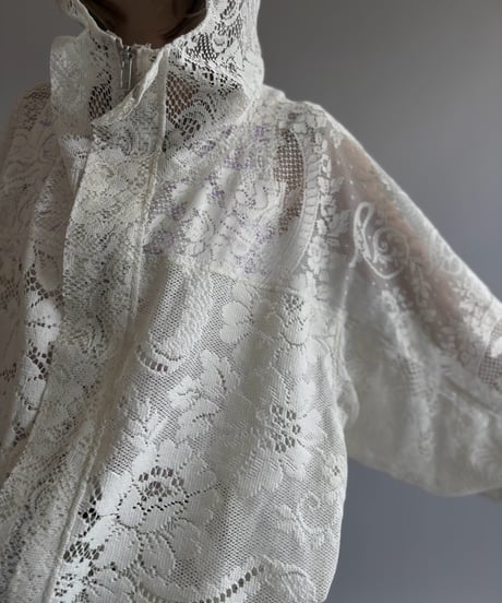 【RE;CIRCLE】RE Lace Hooded Jacket / 260824-015