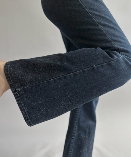 【USED】 OLD GAP Lame Design Flare Denim Pants / 260815-006