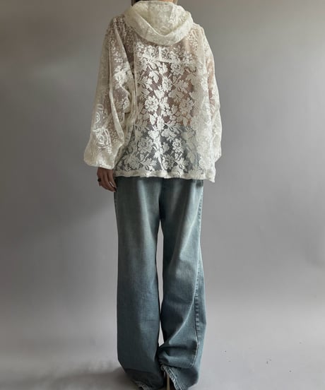 【RE;CIRCLE】RE Lace Hooded Jacket / 260824-011