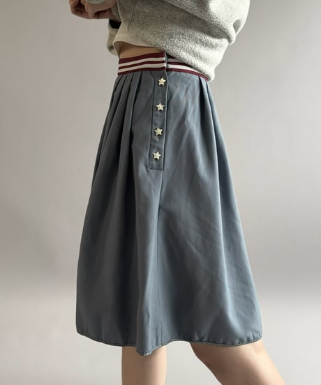 【USED】 Made in Italy miu miu Star Button Skirt / 261031-028