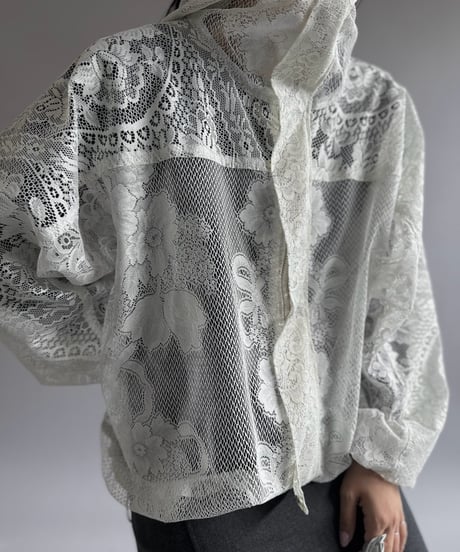 【RE;CIRCLE】RE Lace Hooded Jacket / 260914-008