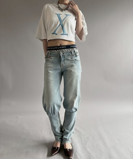 【USED】 Zip Design Denim Pants / 260725-030