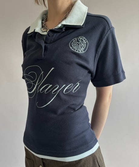 【Chinatsu Aoyama】 RE Player Polo Shirt / 260827-036