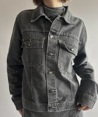 【USED】 MARITHÉ + FRANÇOIS GIRBAUD Glitter Denim Jacket   / 261010-008