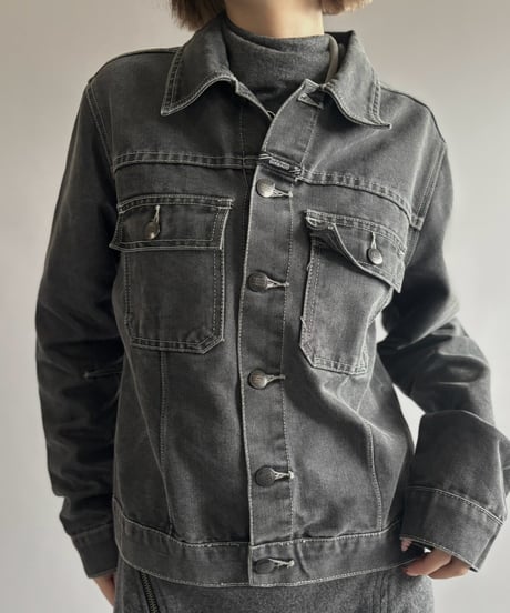 【USED】 MARITHÉ + FRANÇOIS GIRBAUD Glitter Denim Jacket   / 261010-008
