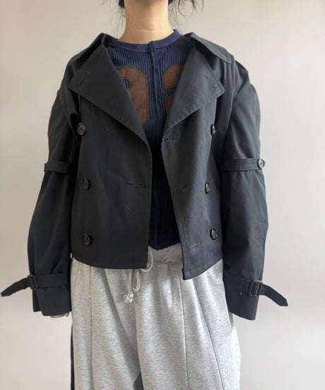 【RE;CIRCLE】 RE Trench Short Coat  / 261019-002