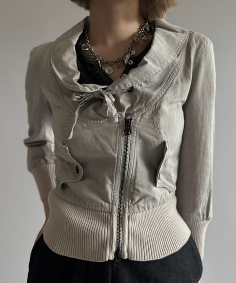 【USED】 ARMANI EXCHANGE Cotton  Linen  Blouson   / 261010-011