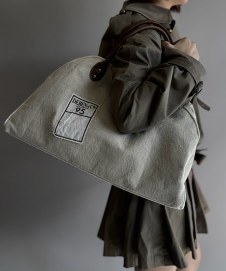 【RE;CIRCLE】 RE French Bedcover Boston Bag Plain  /261015-039