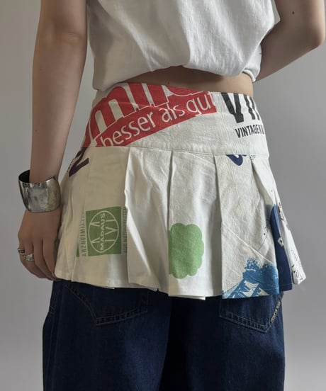 【RE;CIRCLE】  RE Eco Bag Pleats Skirt / 260810-018