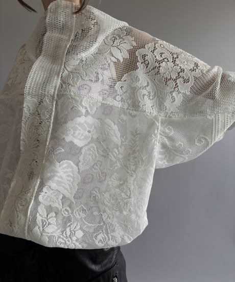 【RE;CIRCLE】RE Lace Hooded Jacket / 260824-014