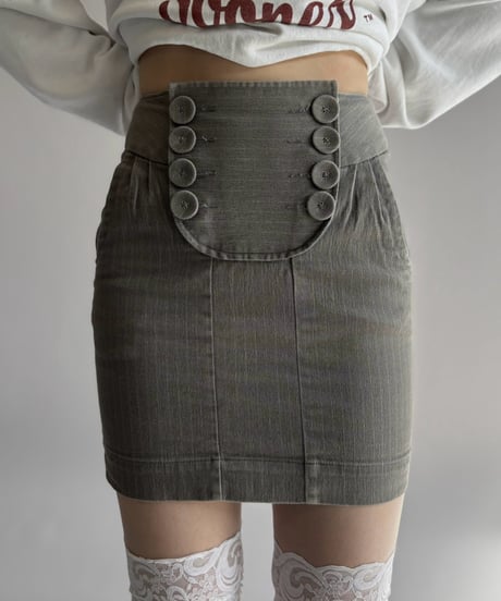【USED】 Design Mini Skirt /261024-002