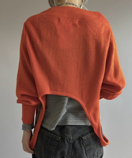 【RE;CIRCLE】 RE Deformed Acrylic Cardigan / 261005-006