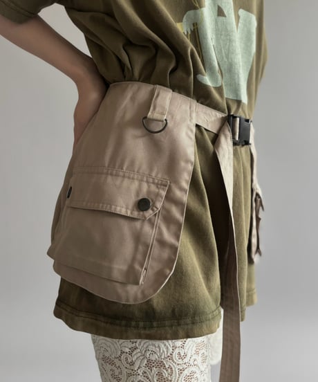 【RE;CIRCLE】  RE Fishing Vest Belt Bag / 260810-008