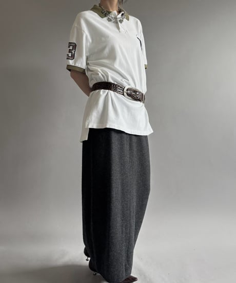 【USED】 Wool Long Skirt / 260822-008