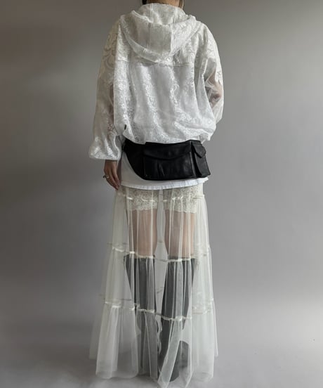 【RE;CIRCLE】RE Lace Hooded Jacket / 260824-002