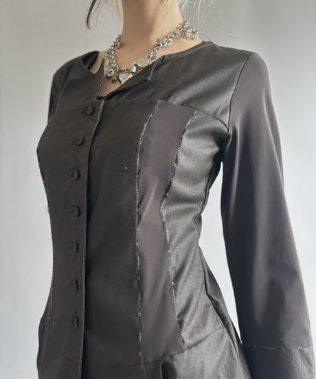 【USED】 03322 Design Long Jacket/ 260919-019