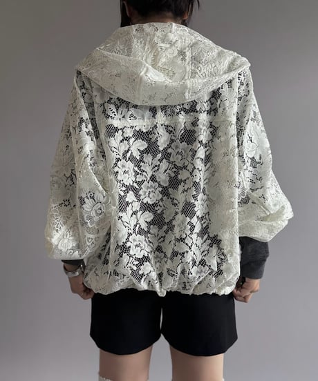【RE;CIRCLE】RE Lace Hooded Jacket / 260914-006