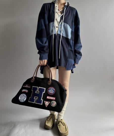 【RE;CIRCLE】 RE Lace-Up Rugger Shirt  /261015-011