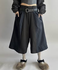 【Chinatsu Aoyama】 Suit Docking Wide Pants  /  2601022-002