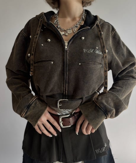 【Chinatsu Aoyama】 Studs Parka  /  2601022-017