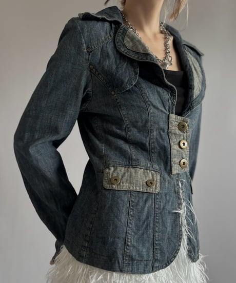 【USED】 Salt & Pepper Design Denim Jacket/ 260919-015