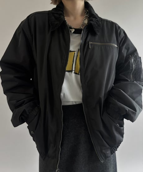 【RE;CIRCLE】 RE Corduroy Collar MA-1 Jacket / 261008-015