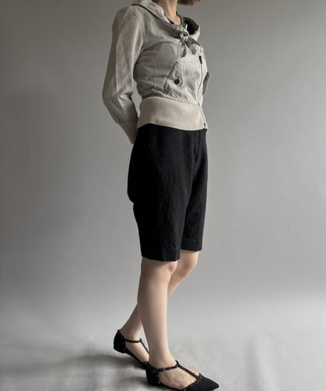 【USED】 ARMANI EXCHANGE Cotton  Linen  Blouson   / 261010-011