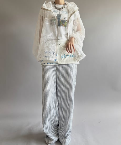 【RE;CIRCLE】RE Lace Hooded Jacket / 260824-013