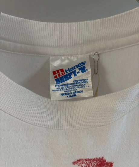 【USED】 Made in USA 90's Hanes Kiss Me T-Shirt/ 260711-004