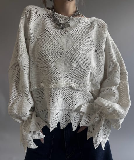 【RE;CIRCLE】 RE Crochet Top / 260803-016