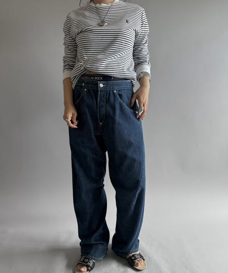 【USED】 Polo Ralph Lauren Border Thermal Top / 260905-014