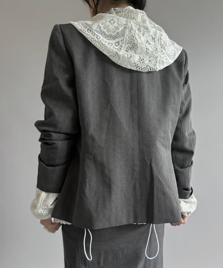 【RE;CIRCLE】RE Lace Hooded Jacket / 260914-009