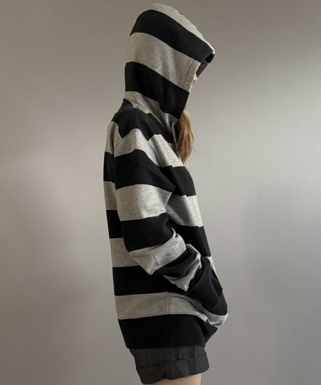 【USED】 Polo Ralph Lauren Border Hooded Rugger Shirt / 260919-006
