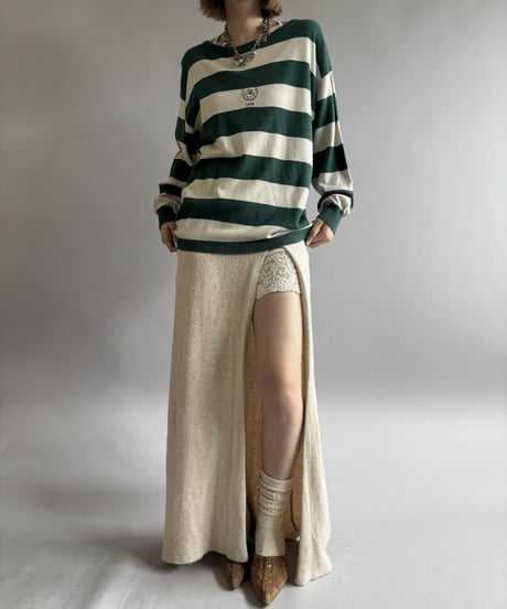 【USED】 Made in Italy Border Knit / 261031-018