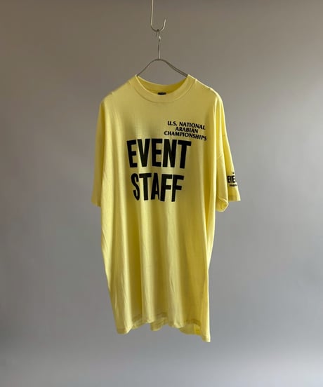 【USED】 Made in USA 80~90's EVENT STAFF T-Shirt/ 260711-019