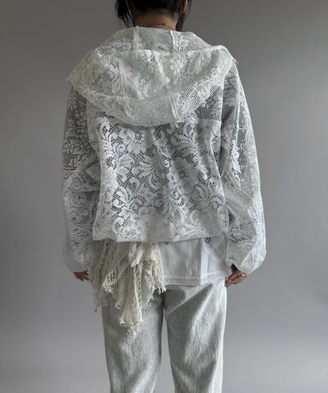【RE;CIRCLE】RE Lace Hooded Jacket / 260914-005