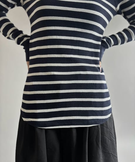 【USED】 GAP Striped Thermal L/S Tee / 261003-014
