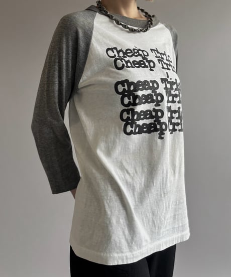 【USED】 80's Cheap Trick Raglan Tee / 201003-007
