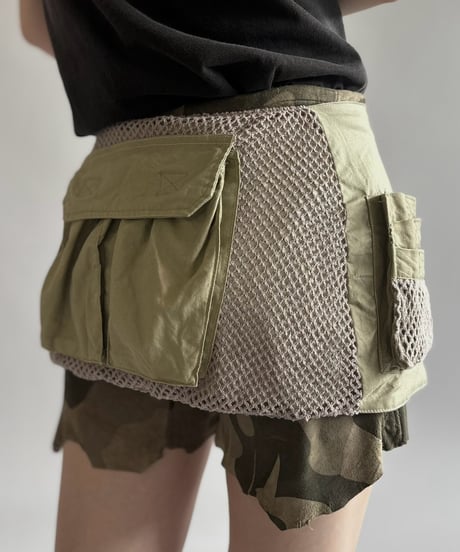 【RE;CIRCLE】  RE Fishing Vest Belt Bag / 260810-012