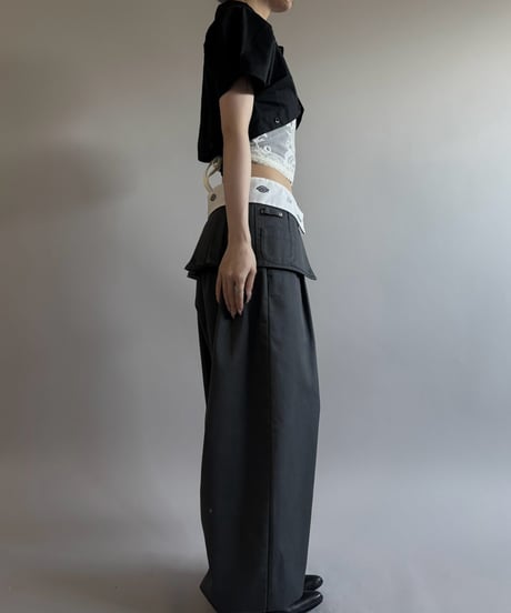 【Chinatsu Aoyama】 RE Makers Shirt Black / 260813-039