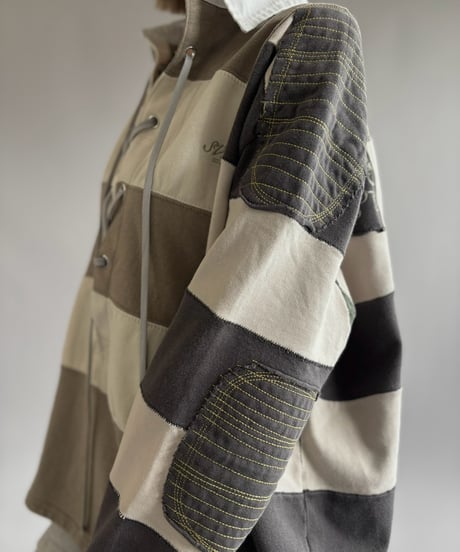 【RE;CIRCLE】 RE Lace-Up Rugger Shirt  /261026-009