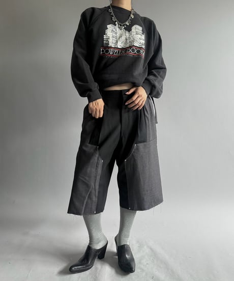 【Chinatsu Aoyama】 Re Suit Double Knee Shorts / 260921-002