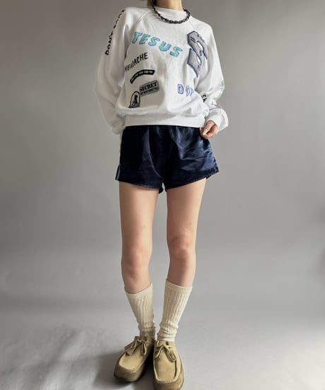 【RE;CIRCLE】 RE Mash up Products Handwritten Sweat Top  /261026-003