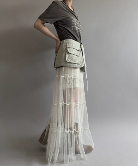 【RE;CIRCLE】  RE Fishing Vest Belt Bag / 260810-006