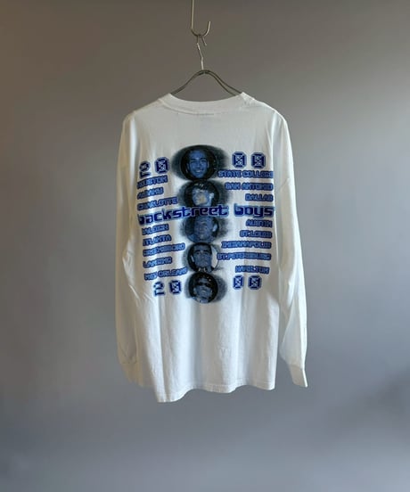 【USED】 00's Back Street Boys L/S T-Shirt/ 260718-017