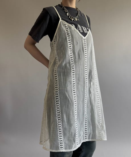 【RE;CIRCLE】  RE Lace Camisole One-Piece Middle / 260810-034