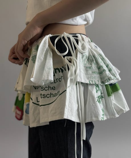 【RE;CIRCLE】  RE Eco Bag Wrap Skirt / 260810-016