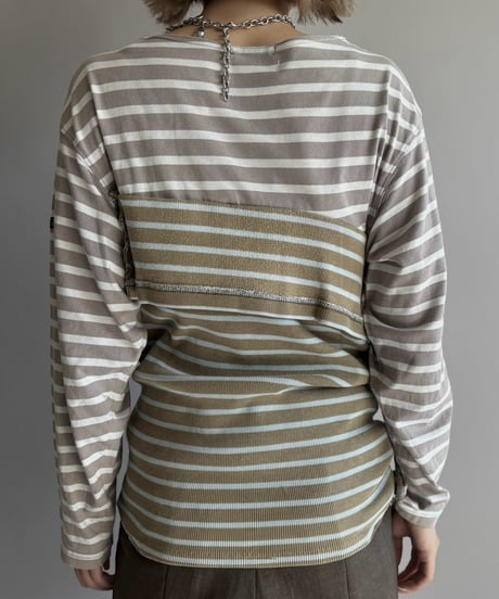 【Chinatsu Aoyama】 Patchwork Border Top  /  2601022-031