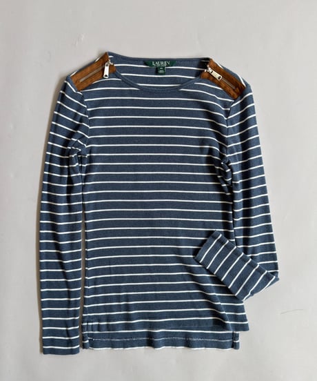 【USED】 Lauren Ralph Lauren Zip Design Top / 260905-026